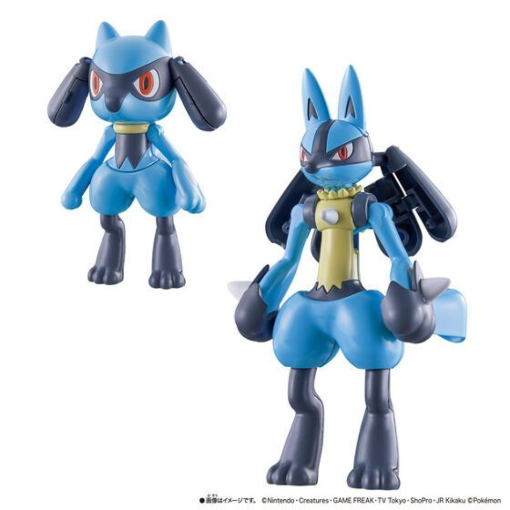 Bandai Play Toys - 寵物小精靈變形系列 利歐路與路卡利歐