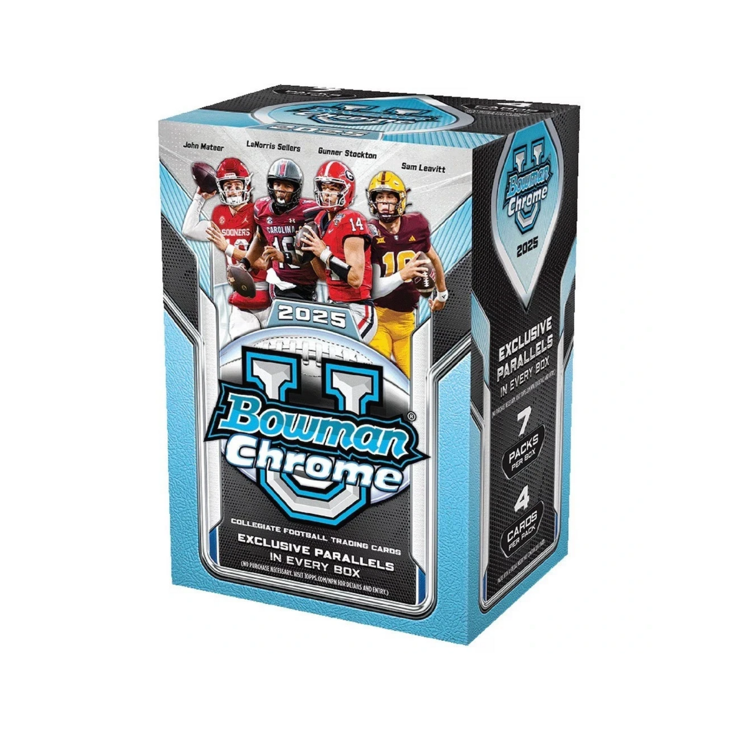 2025 Bowman University Chrome Football-Value Box