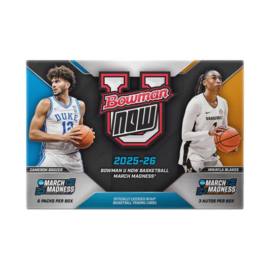 2025-26 Bowman U NOW® Basketball March Madness - Hobby Box (3 AUTOs)