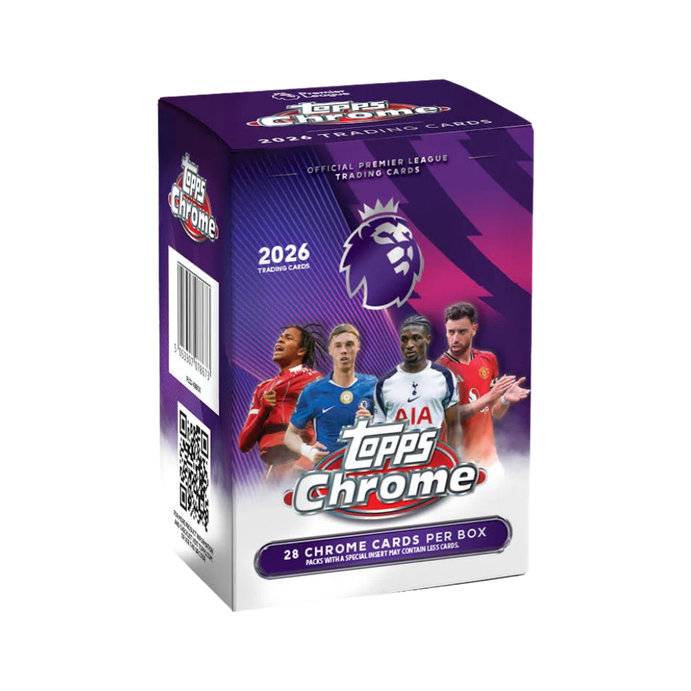 2026 Topps Chrome Premier League Soccer Value Box