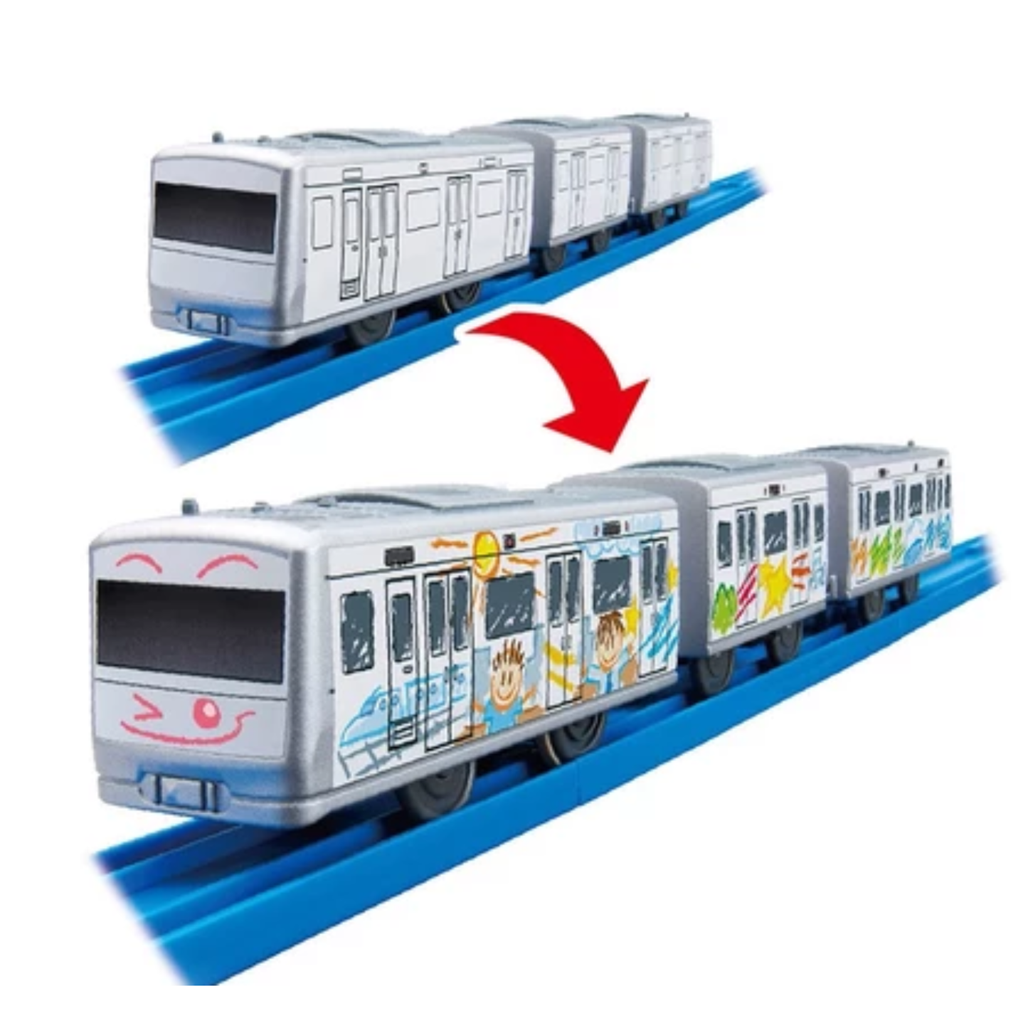 Plarail Train - ES-12 Oekaki Motorized Train 創意彩繪列車