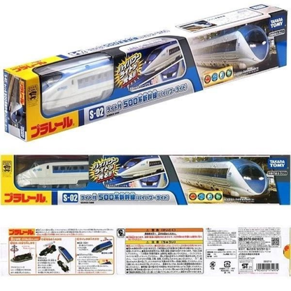 PLARAIL TRAIN S02 SERIES 500 SHINKANSEN W/LIGHT ASIA S-02 500系新幹線 (附燈版)