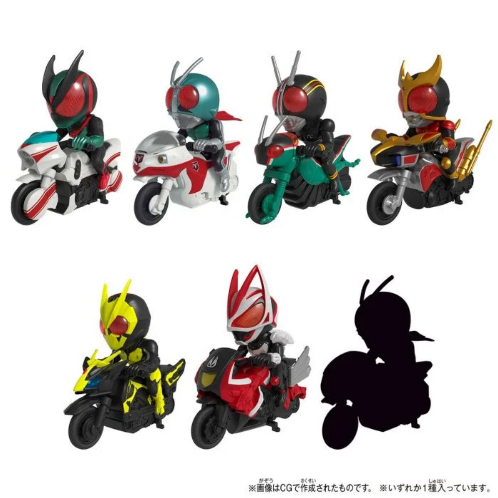 Bandai 盲盒 - 幪面超人 電單車公仔 Vol.1