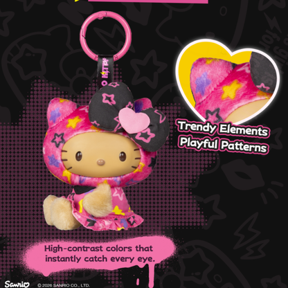 Mini Like 盲盒手辦 - Sanrio Hello Kitty 街頭潮變搪膠毛絨系列