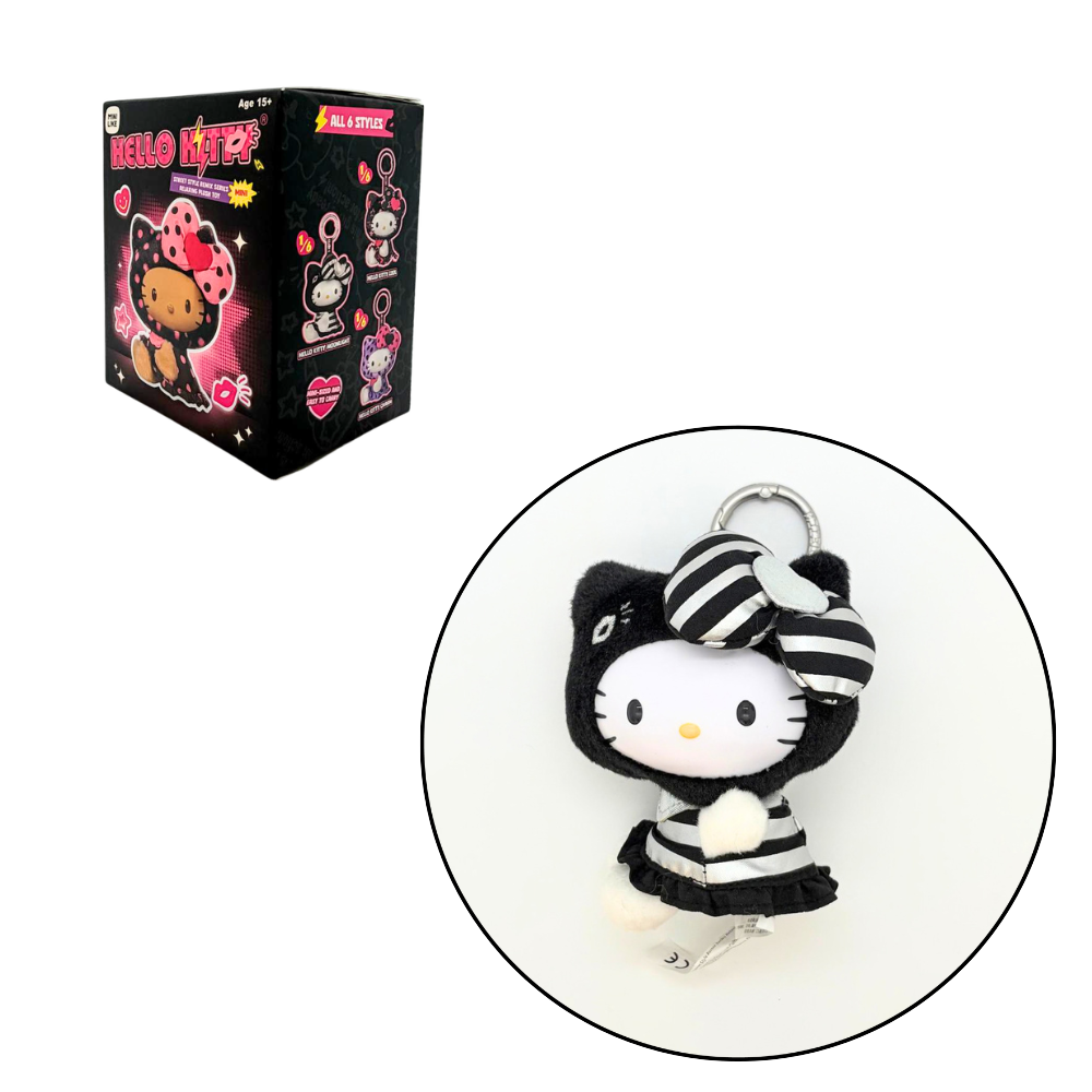 Mini Like 盲盒手辦 - Sanrio Hello Kitty 街頭潮變搪膠毛絨系列