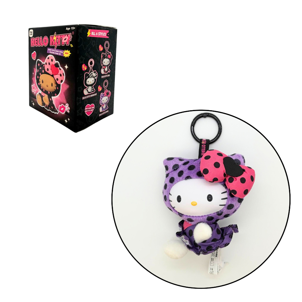 Mini Like 盲盒手辦 - Sanrio Hello Kitty 街頭潮變搪膠毛絨系列