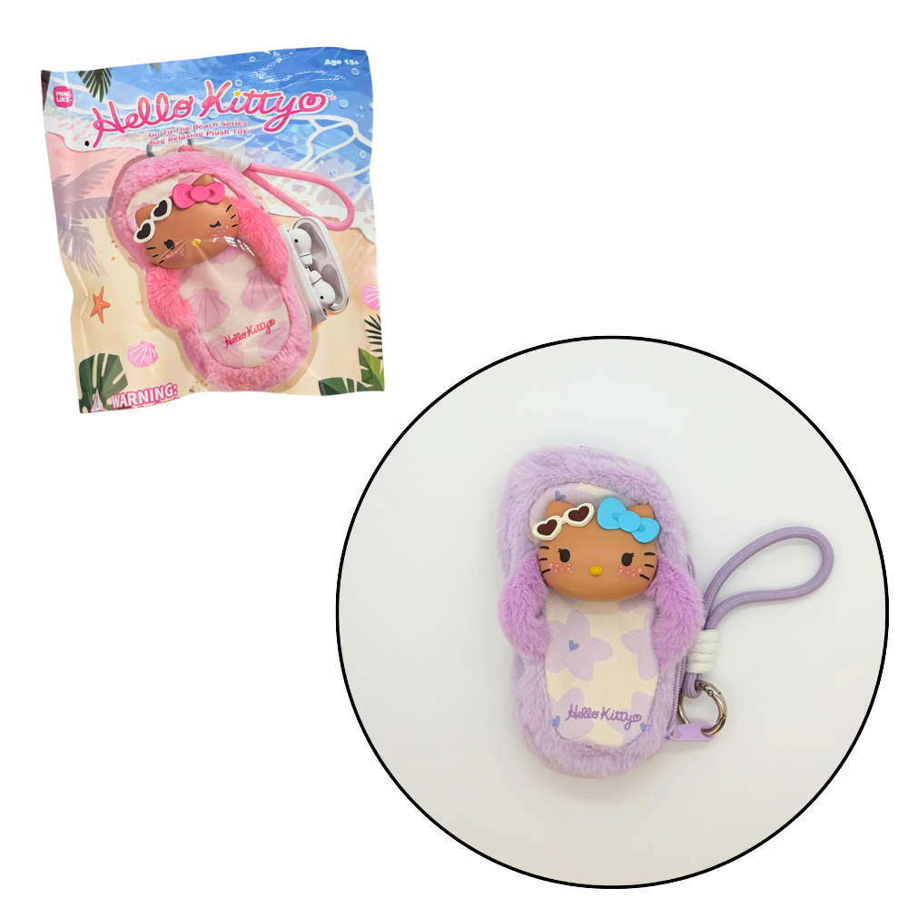 Mini Like 盲盒手辦 - Sanrio Hello Kitty 去海邊吧人字拖搪膠毛絨系列