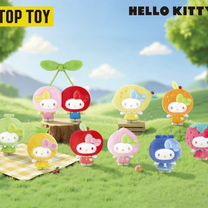 TOP TOY 盲盒手辦 - Sanrio Hello Kitty 水果屋毛絨吊飾系列