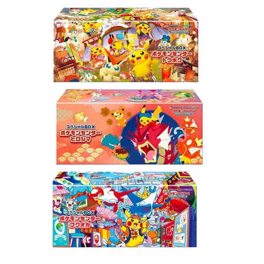 Pokemon Center特典禮盒 福岡/廣島/東北 一套三款