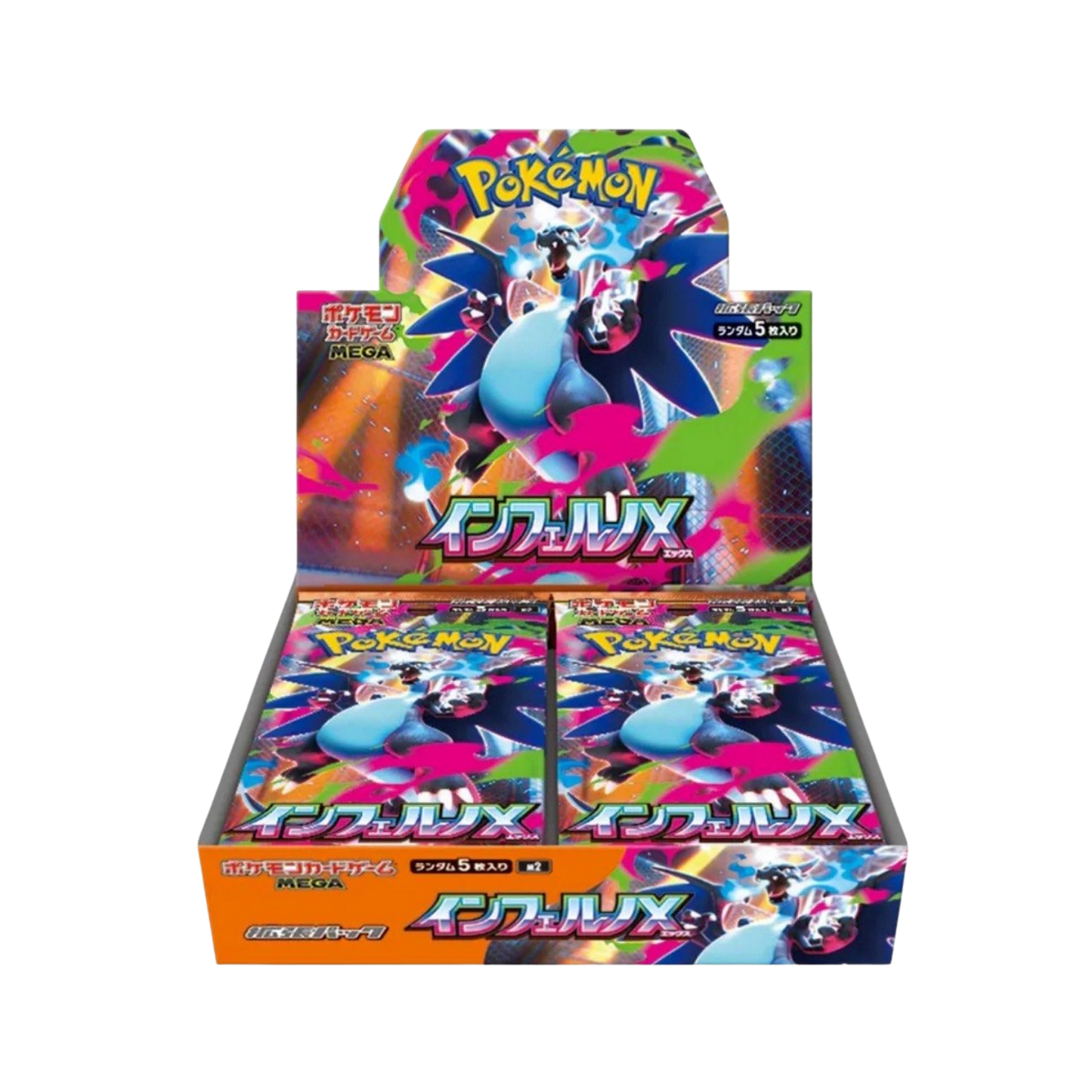 Pokémon 日版 寶可夢集換式卡牌遊戲 烈獄狂火X - M2 (原盒30包)