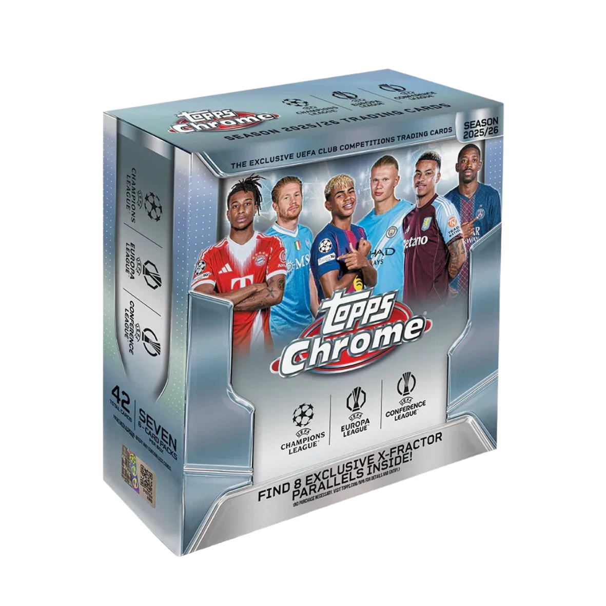 2025-26 Topps UEFA Club Competitions Chrome UCC Soccer Mega