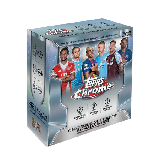 2025-26 Topps UEFA Club Competitions Chrome UCC Soccer Mega